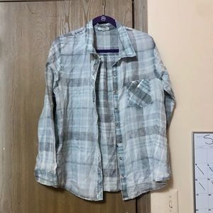 Light blue Maurice’s Flannel: Size XXL